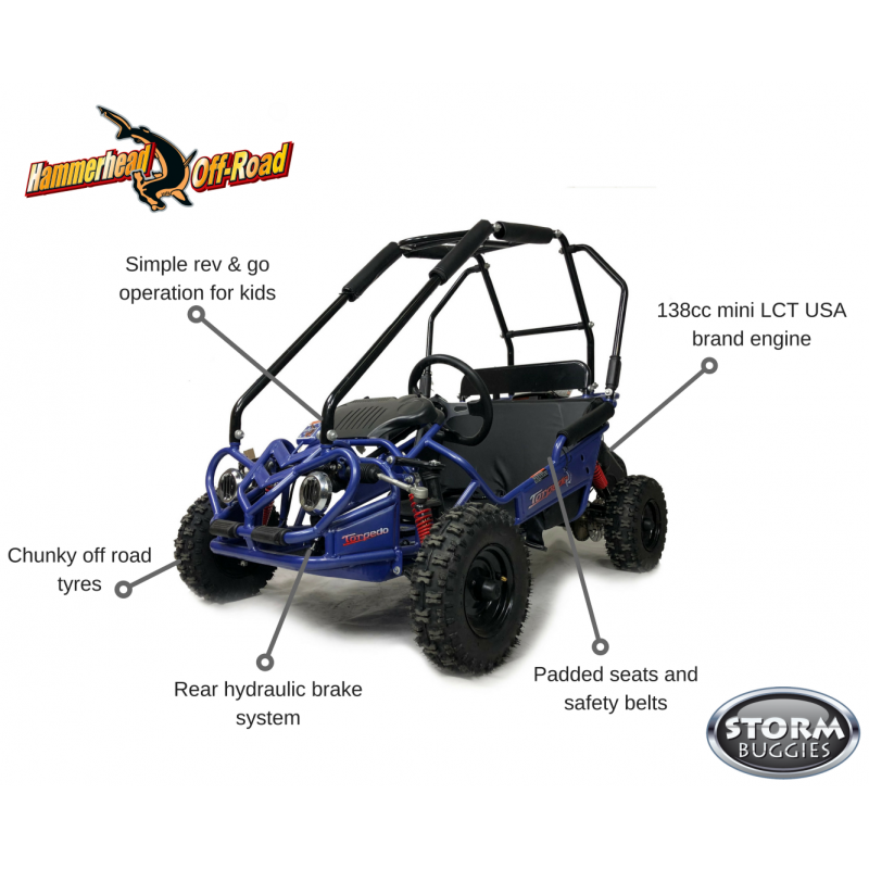 Hammerhead™ Torpedo Kids Buggy - Blue