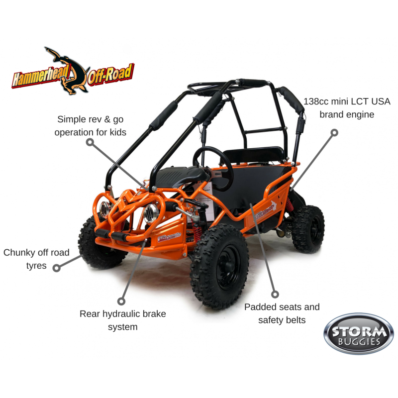 Hammerhead™ Torpedo Kids Buggy - Orange