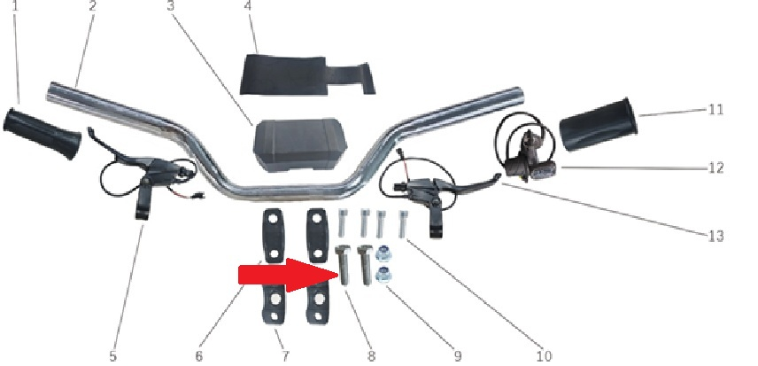 Head Bolt (M8 x 35mm) - Storm 800w Dirt Bike