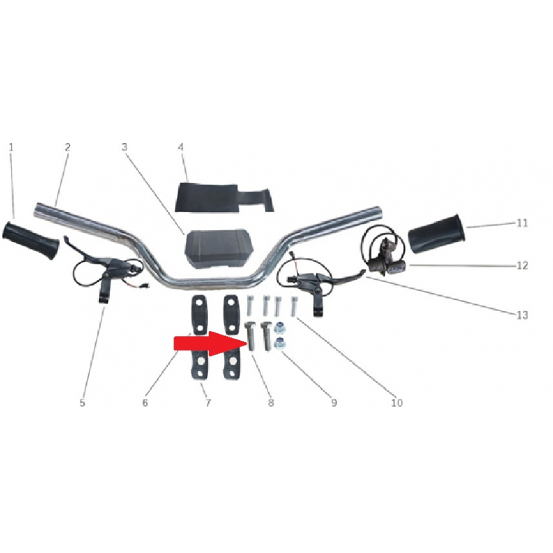 Head Bolt (M8 x 35mm) - Storm 800w Dirt Bike