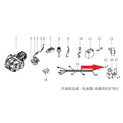 hex bolt - RFN 140cc / 125cc Thunder Dirt Bike