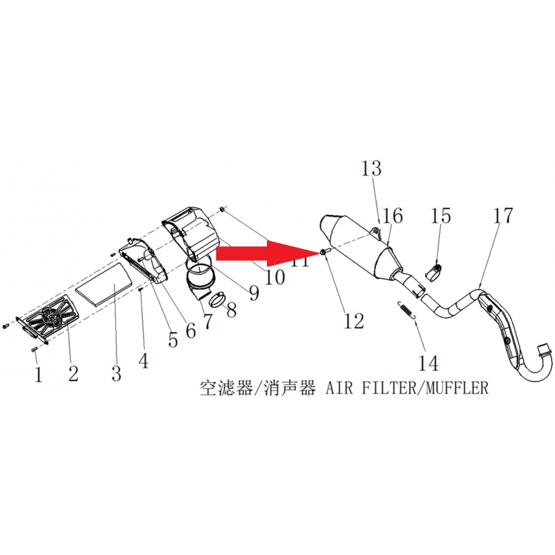 Hex Bolt - RFN 125cc / 140cc Thunder Dirt Bike
