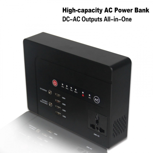 High Capacity Portable AC PowerBank With USB & AC Power Output Storm