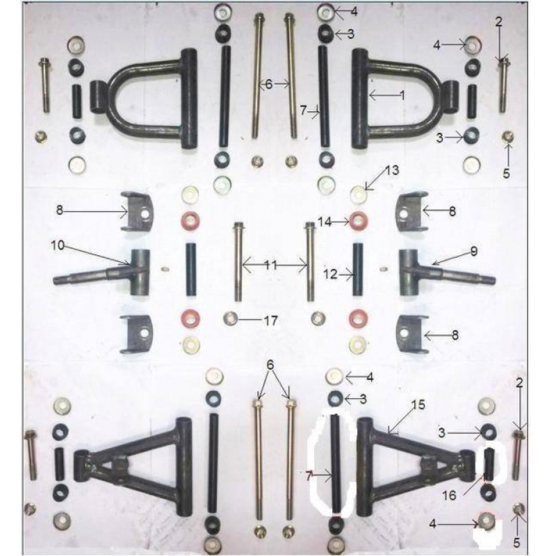 Inner Spacer, A-Arm (2015/2016) 