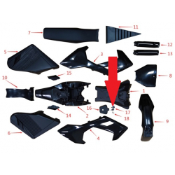 Lock & Key Set For Speed Setting Box - 1200w & 2000w Electric Dirt Bike
