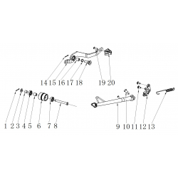 Rear / Foot Brake Lever - Thunder 250cc Dirt Bike