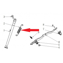 Kick stand Spring - RFN 125cc / 140cc Thunder Dirt Bike