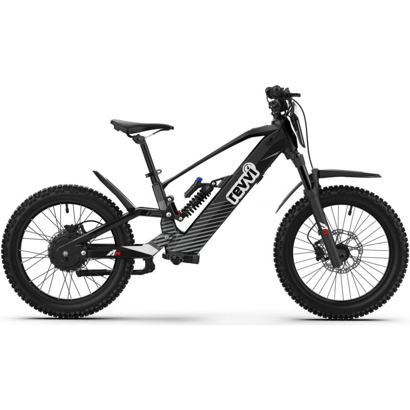 Kids 1000w 48v Electric Bike - Revvi 20" Plus - Black