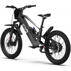 Kids 1000w 48v Electric Bike - Revvi 20" Plus - Black