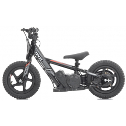 Kids 100w Electric Balance Bike - Revvi Twelve - Black