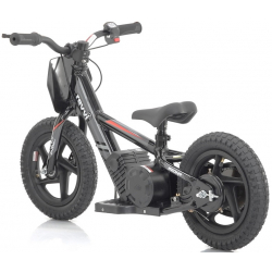 Kids 100w Electric Balance Bike - Revvi Twelve - Black