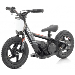 Kids 100w Electric Balance Bike - Revvi Twelve - Black