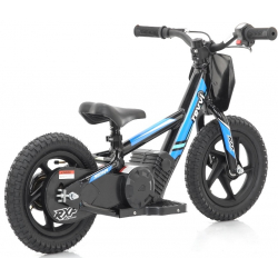 Kids 100w Electric Balance Bike - Revvi Twelve - Blue