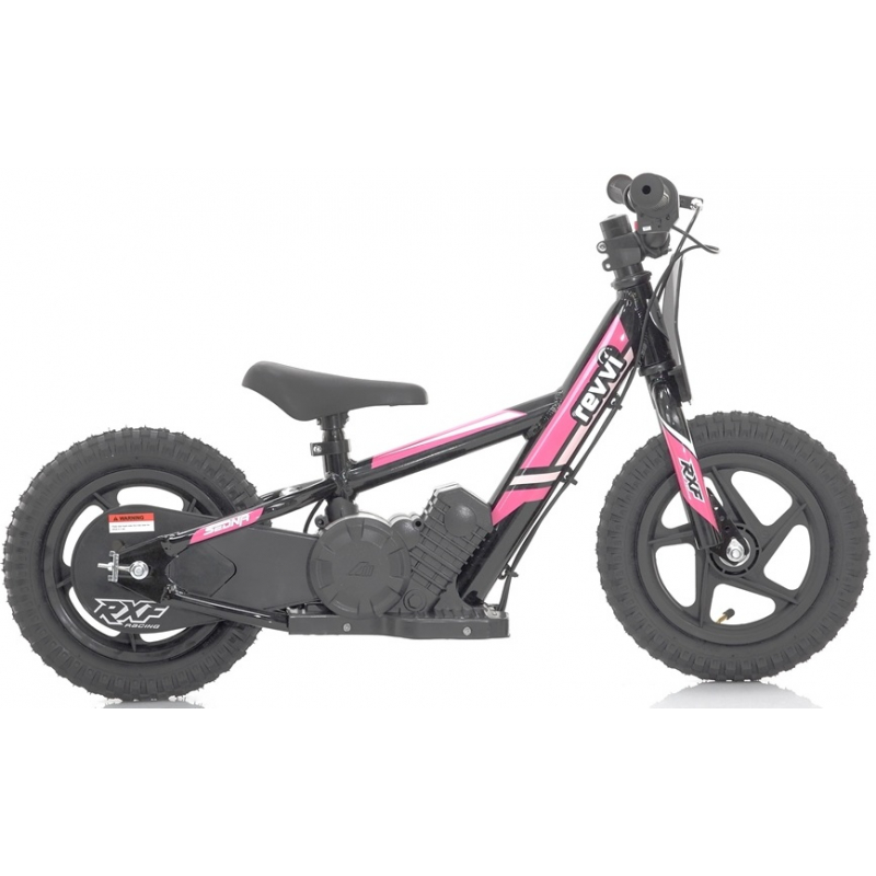 Kids 100w Electric Balance Bike - Revvi Twelve - Pink