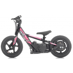 Kids 100w Electric Balance Bike - Revvi Twelve - Pink