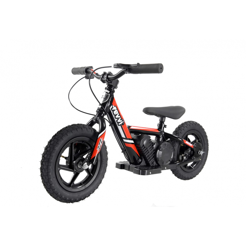 Kids 100w Electric Balance Bike - Revvi Twelve - Red