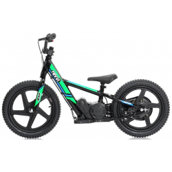  Kids 170w Electric Balance Bike - Revvi Sixteen - Green 