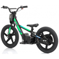  Kids 170w Electric Balance Bike - Revvi Sixteen - Green 