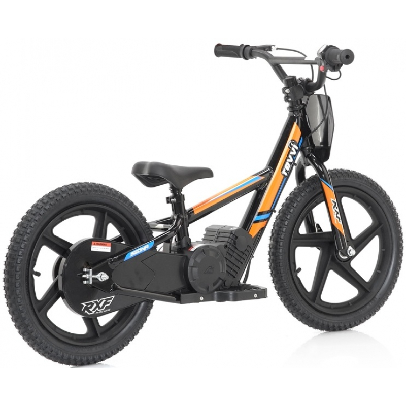  Kids 170w Electric Balance Bike - Revvi Sixteen - Orange