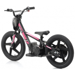  Kids 170w Electric Balance Bike - Revvi Sixteen - Pink