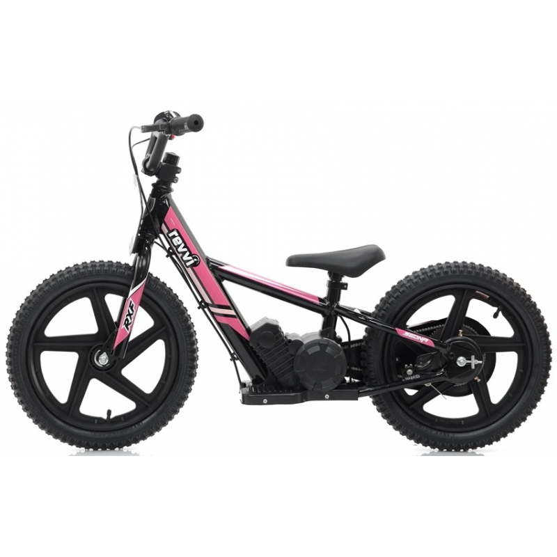  Kids 170w Electric Balance Bike - Revvi Sixteen - Pink