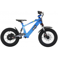 Kids 24v 600w Revvi 16" XL Electric Bike - Blue