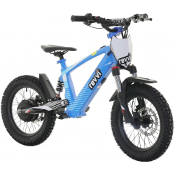 Kids 24v 600w Revvi 16" XL Electric Bike - Blue