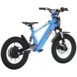 Kids 24v 600w Revvi 16" XL Electric Bike - Blue