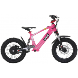 Kids 24v 600w Revvi 16" XL Electric Bike - Pink
