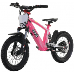Kids 24v 600w Revvi 16" XL Electric Bike - Pink