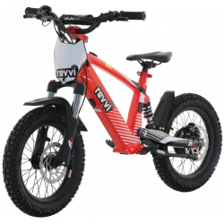 Kids 24v 600w Revvi 16" XL Electric Bike - Red