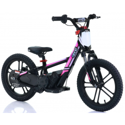 Kids 250w Electric Balance Bike - Revvi Sixteen Plus - Pink