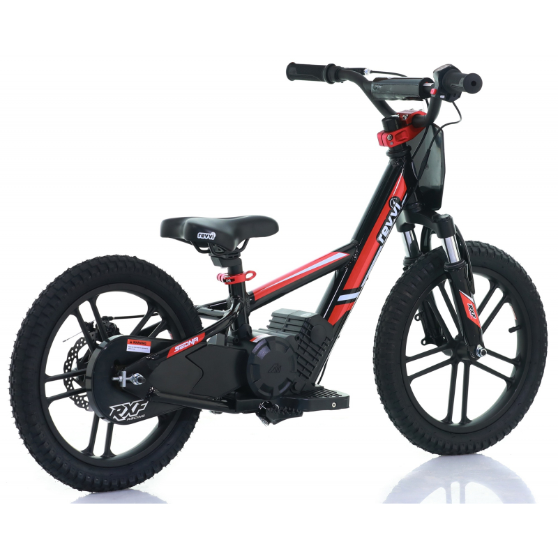Kids 250w Electric Balance Bike - Revvi Sixteen Plus - Red