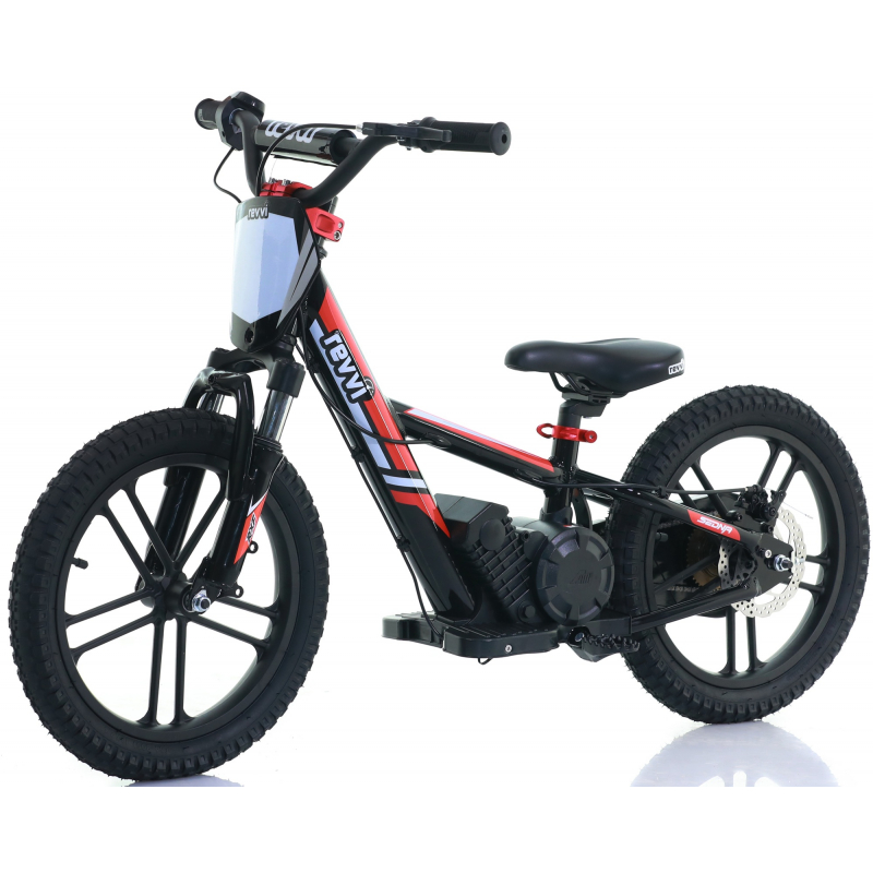 Kids 250w Electric Balance Bike - Revvi Sixteen Plus - Red