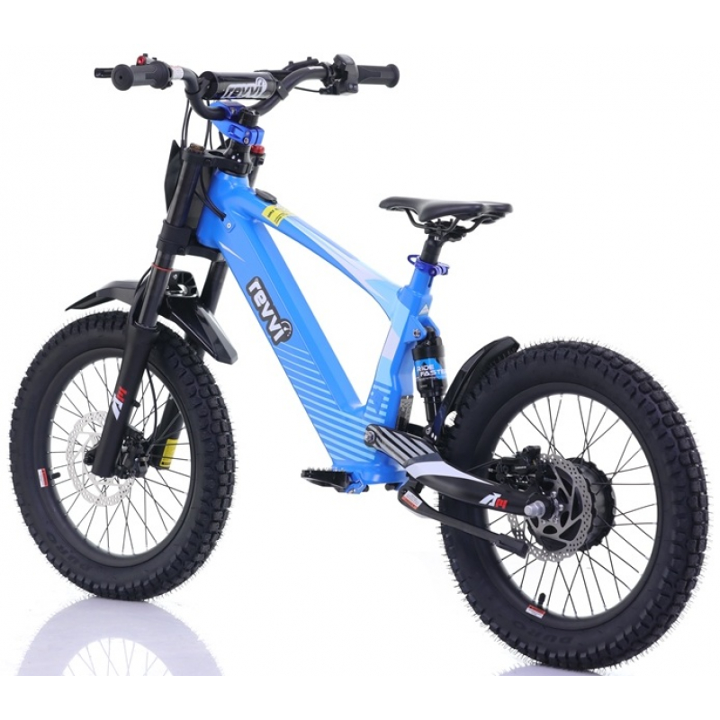 Kids 500w 36v Electric Balance Bike - Revvi 18" - Blue