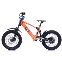 Kids 500w 36v Electric Balance Bike - Revvi 18" - Orange