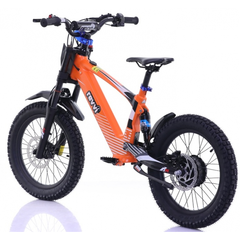 Kids 500w 36v Electric Balance Bike - Revvi 18" - Orange