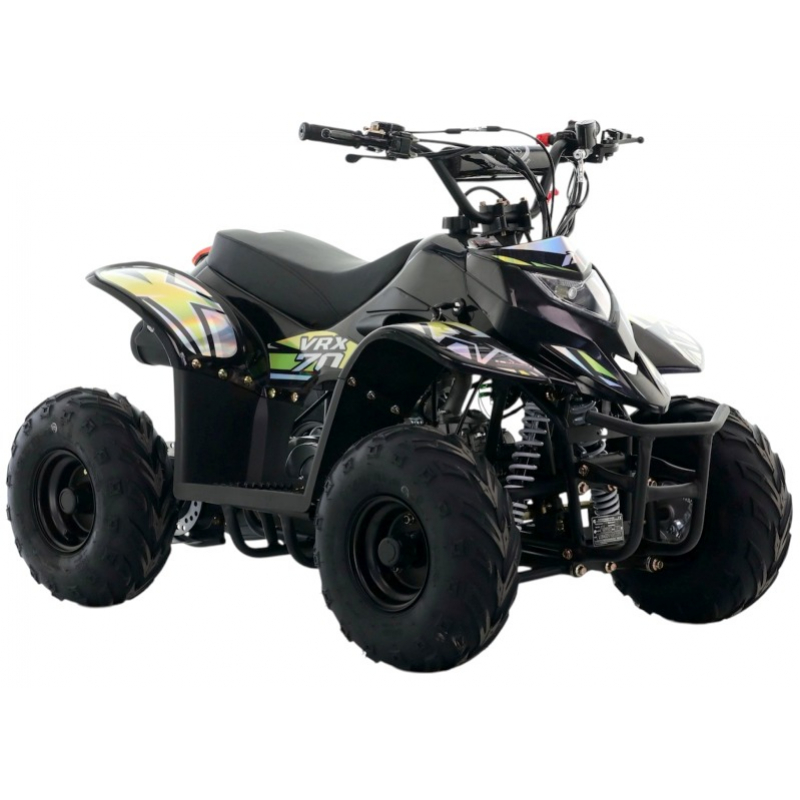 Kids 70cc Automatic VRX70 Quad Bike - Black