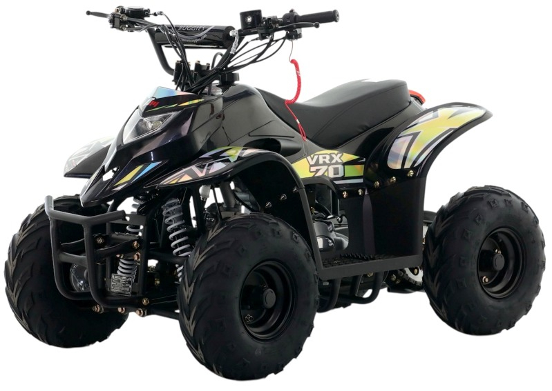 Kids 70cc Automatic VRX70 Quad Bike - Black