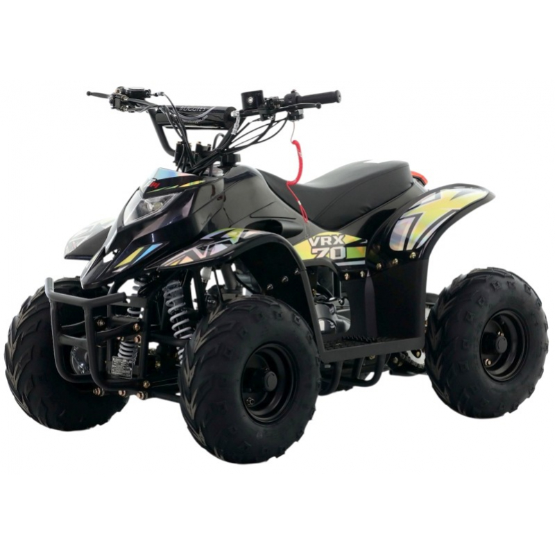 Kids 70cc Automatic VRX70 Quad Bike - Black