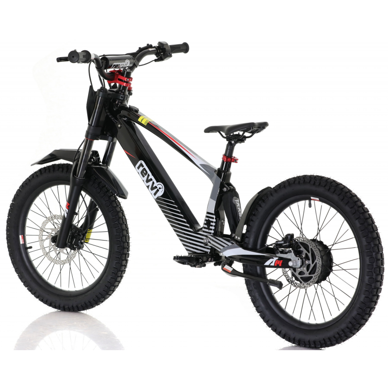 Kids 800w 36v Electric Balance Bike - Revvi 20" - Black