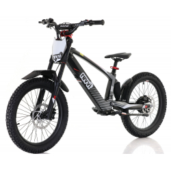 Kids 800w 36v Electric Balance Bike - Revvi 20" - Black