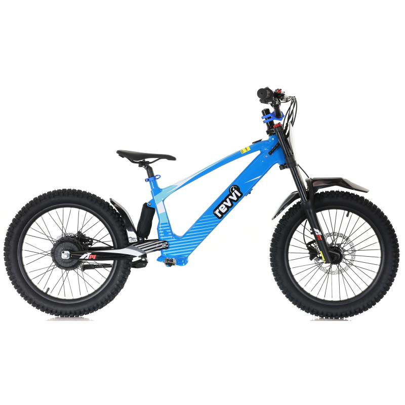 Kids 800w 36v Electric Balance Bike - Revvi 20" - Blue