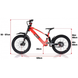 Kids 800w 36v Electric Balance Bike - Revvi 20" - Green