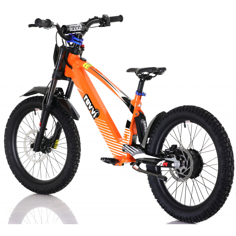 Kids 800w 36v Electric Balance Bike - Revvi 20" - Orange