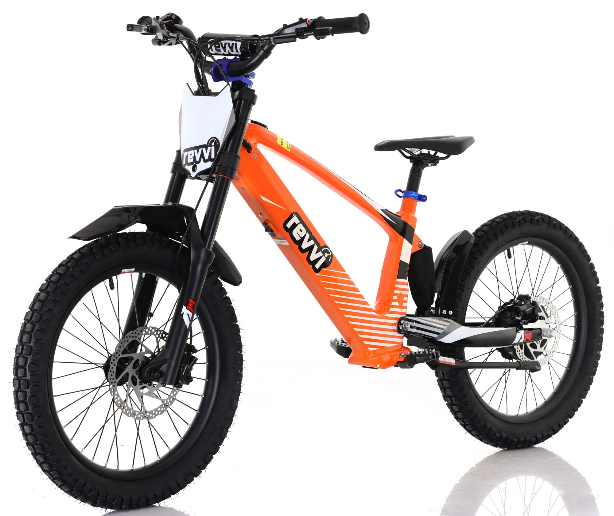 Kids 800w 36v Electric Balance Bike - Revvi 20" - Orange