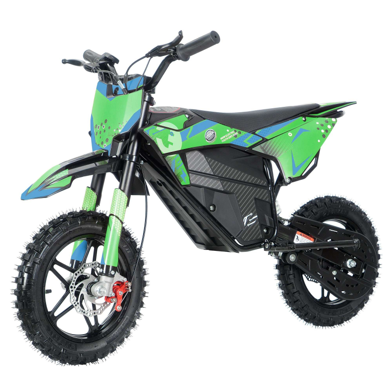 Kids 800w 36v Electric Dirt Bike 10/10 - Green