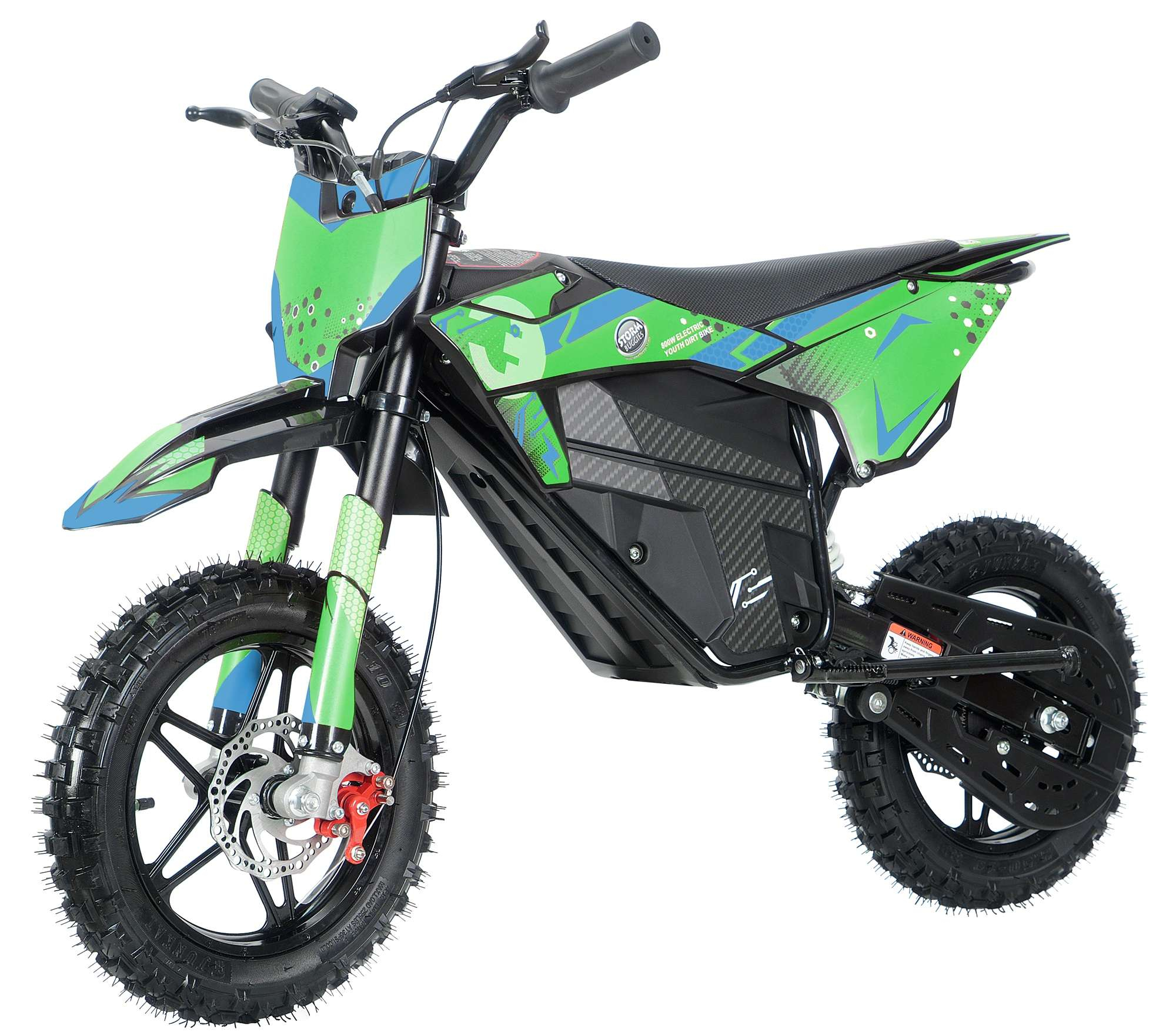 Kids 800w 36v Electric Dirt Bike 10/10 - Green