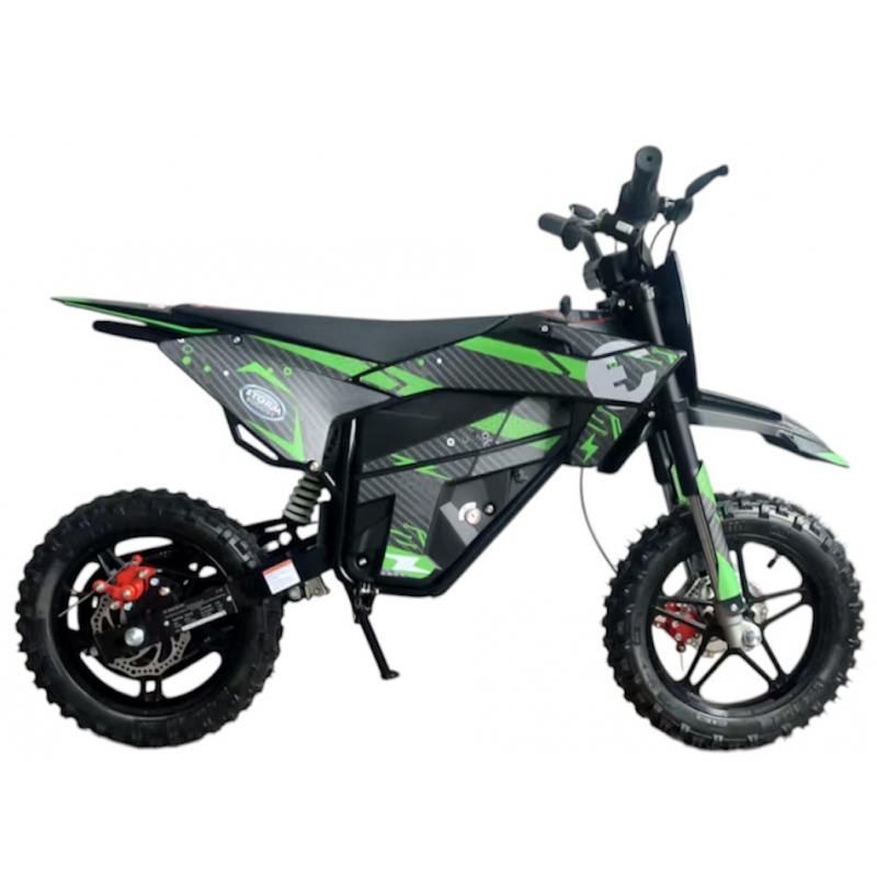 Kids 800w 36v Electric Dirt Bike 10/10 - Green