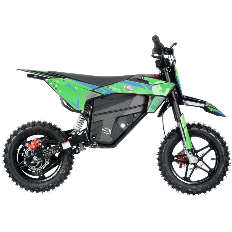 Kids 800w 36v Electric Dirt Bike 10/10 - Green